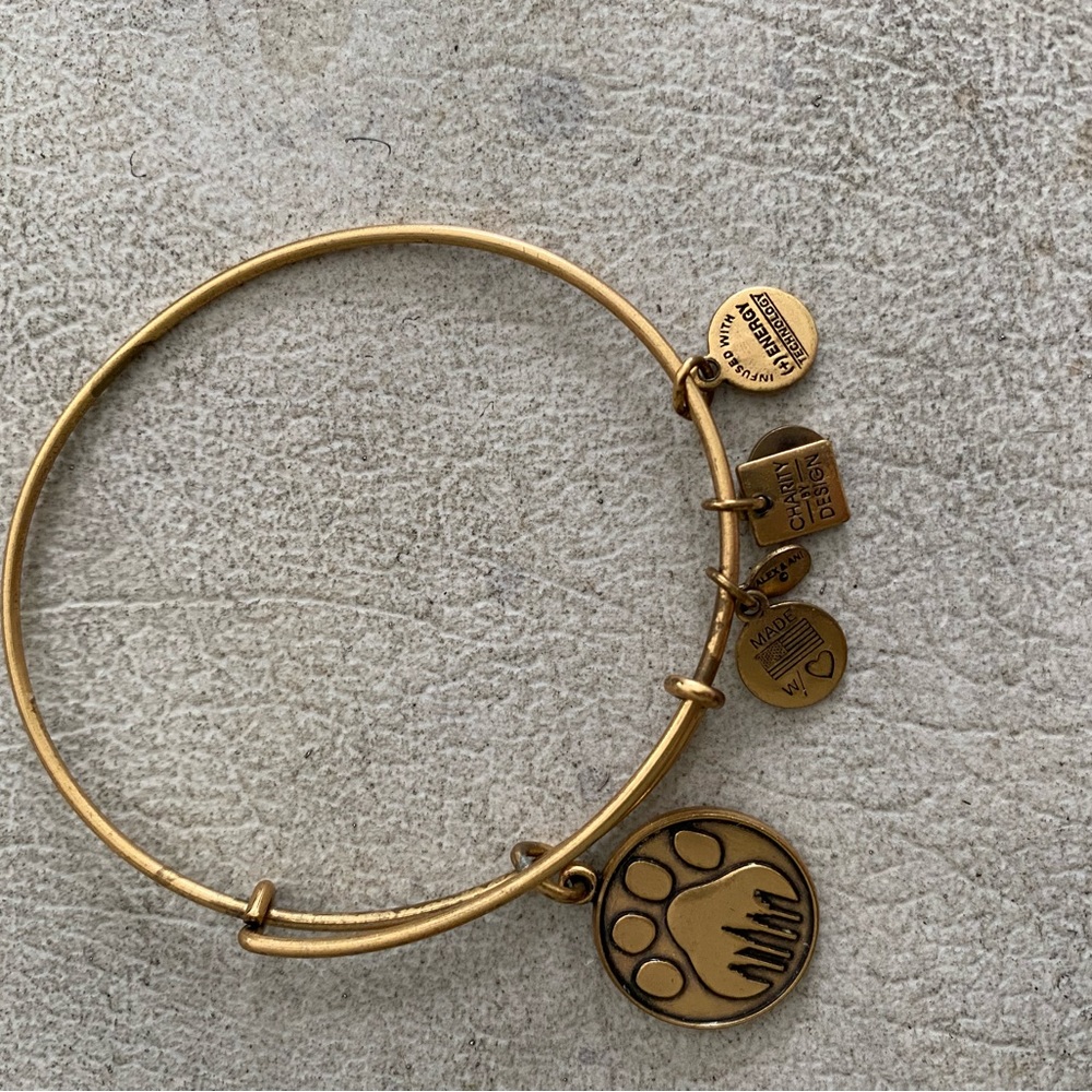 Alex and Ani Dog Paw Bracelet